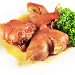 Stewed pork feet in soy sauce