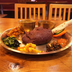 ネパールステーション - タカリデド＆ライスセット