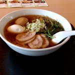 Jikasei Ramen Kikuya Shokudou - 【2019.1.20(日)】菊屋ラーメン(並盛)850円