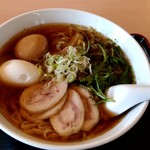 Jikasei Ramen Kikuya Shokudou - 【2019.1.20(日)】菊屋ラーメン(並盛)850円