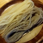 蕎房 猪口屋 - 蕎麦+うどん相盛り　1,000円