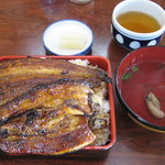 東 うなぎ店 - 超特大盛　肝吸い付