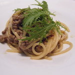 ラパルタメント ディ ナオキ - 自家製サルシッチャのスパゲティーニ
