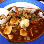 バル デルマル - 海の幸カレー \1300(税別)