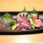 沼津海いち - 地魚5種盛。