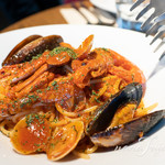 サルヴァトーレ・クオモ アンド バール - 海の幸のトマトスパゲッティ1450円