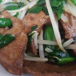 杉の子 - ニラレバ炒め　(６００円)