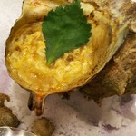 築地寿司清 - サザエの卵とじ