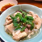 花ごころ - 若鶏酒蒸しポン酢