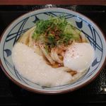 丸亀製麺 - とろ玉うどん並（420円）