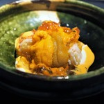 エクアトゥール - オマール海老　雲丹　カリフラワームース　コンソメジュレ