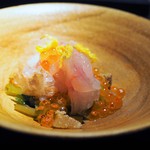 エクアトゥール - 甘鯛の昆布締め　いくら