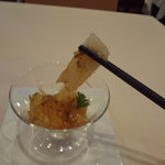 礼華　青鸞居 - フカヒレのお刺身　山椒ソース