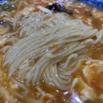 Kakourou - 酢辣麺(豆腐入りとろみ辛味そば) 麺アップ