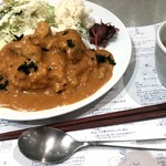 ゆとりの空間 - バターチキンカレー　￥1296-