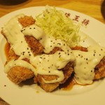 Oosakaoushouhasuneten - ・「チキン南蛮定食(¥780)」のアップ。