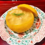 銀座 しのはら - 柚子窯：餡かけ白子