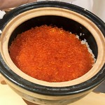 銀座 しのはら - イクラ御飯（土鍋）