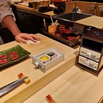 鮨 ふくじゅ - 引き出しには薬味