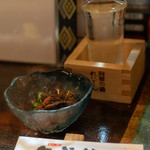 和食　七福神 - 2019.1 カワハギ佃煮（お通し）