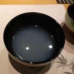 鮨 ふくじゅ - ハマグリのお吸い物