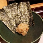 鮨 ふくじゅ - ノリと赤酢飯