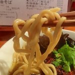 ゲツメン - 麺のアップ