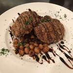 洋食&樽生ワイン しもじま亭 - 仔羊のメンチカツ