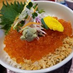 志のや - ◆『てんでんこ丼』「キラキラいくら丼」のミニ