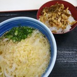 白河そば - たぬきうどん・きざみ小