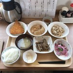 Nouka Shokudou Mamma - お昼のまんま定食 + 単品2品