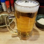 Shoukichi - お通しと生ビール