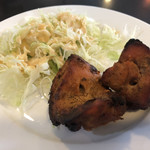 インターナショナルビレッジ - ビリヤニについてくるティッカ