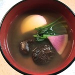 農林水産物直売所 南伊豆 湯の花 - 乾しいたけで作ったお雑煮