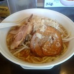 ガツ盛りラーメン みちる屋 - このデカ豚はお得ですよぉ～！