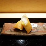 桜坂 加とう - 白子、吉野葛、銀杏の春巻き