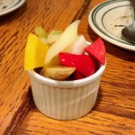 肉ビストロ モニ - 野菜のピクルス