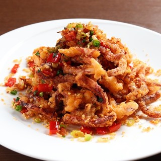 [Fill your stomach at a reasonable price! 】Popular squidfish stir-fried with salt and pepper