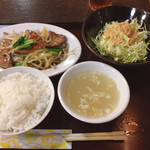 ムーラン食堂 - レバニラ定食（Ｓ）