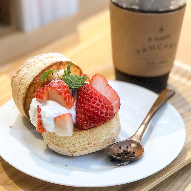 幸せのパンケーキラボ 長堀橋 ジュースバー 食べログ