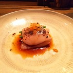 焼き鳥 とりら - 熟成レバーの昆布締め胸巻き