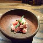 焼き鳥 とりら - お尻の周りの肉刺し