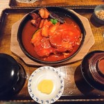 Gachapin - ポークチャップ定食ダブル
