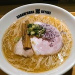 Sagamihara 欅 - 味噌らーめん  ８５０円を大盛に(＋１００円)  トッピングは豚ももと豚バラのチャーシュー、メンマ、葱、紫の玉葱とシンプルで良い。