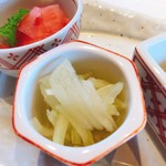 清澄の里 粟 - ハヤト瓜の酢の物