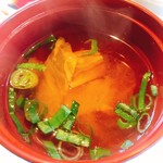 清澄の里 粟 - お味噌汁