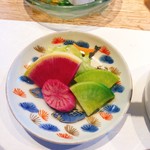 清澄の里 粟 - お漬物