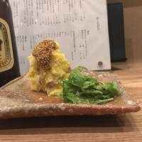 鶏割烹 ならや - ポテトサラダ  タスマニアマスタードとともに