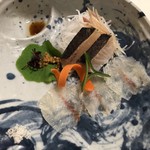 鰻はし本 - 鰻刺しと岩魚