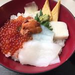 土浦魚市場 - 北海丼アップ